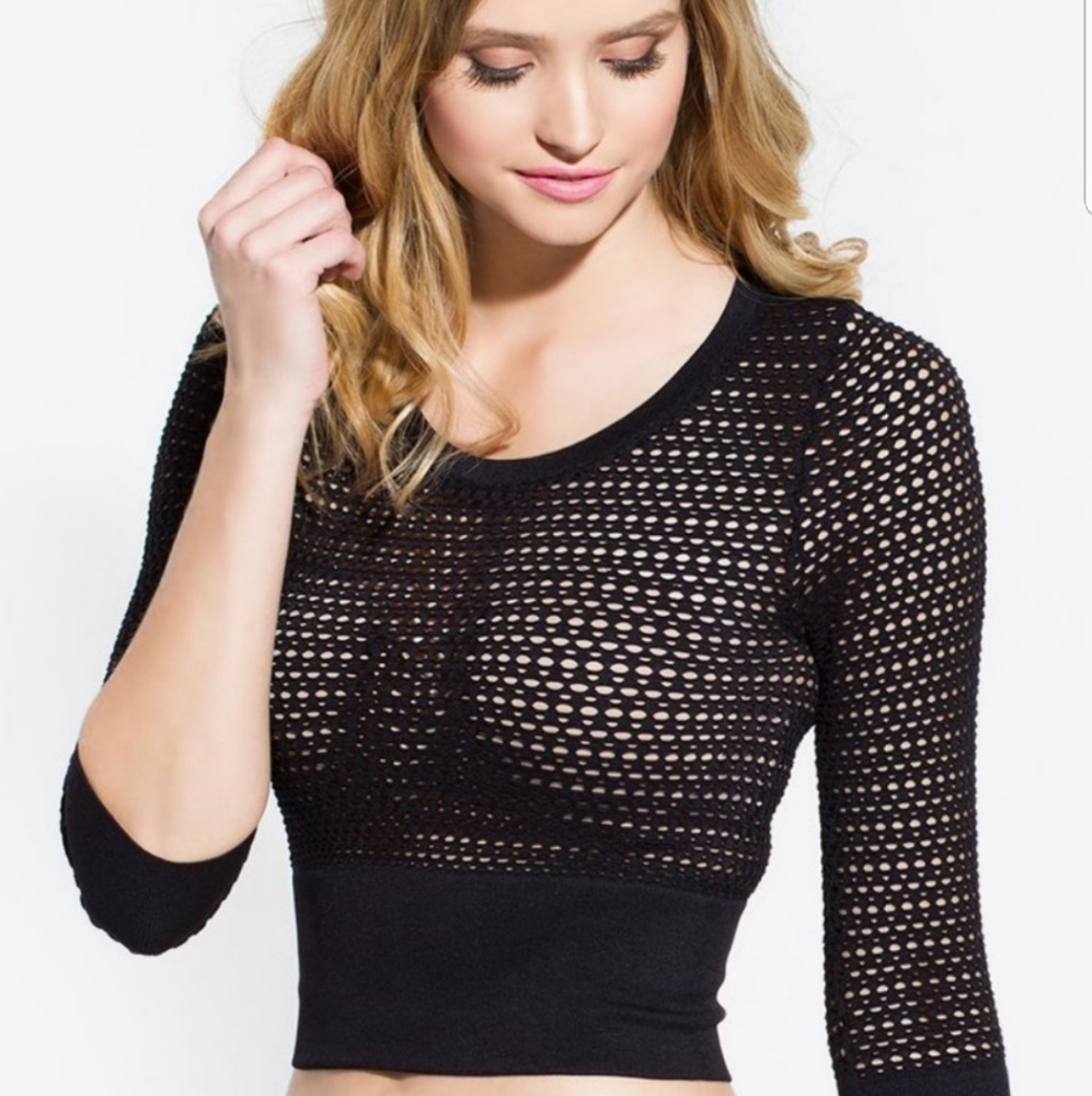 Meshed Crop Top NWT